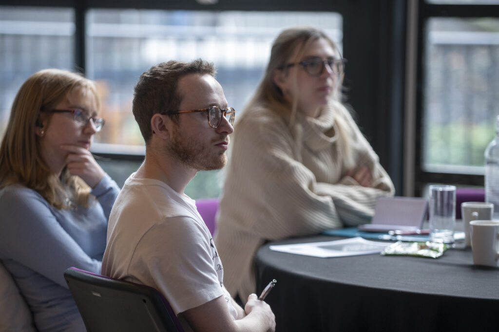 Fellows and Trainees from the Curating for Change programme, which is aimed at increasing the representation of D/deaf, disabled and neurodiverse people within the museum sector.